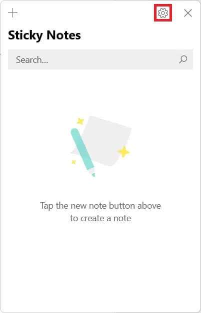 sticky-notes-settings-icon--402x627 كيفية استخدام Sticky Notes في Windows 11