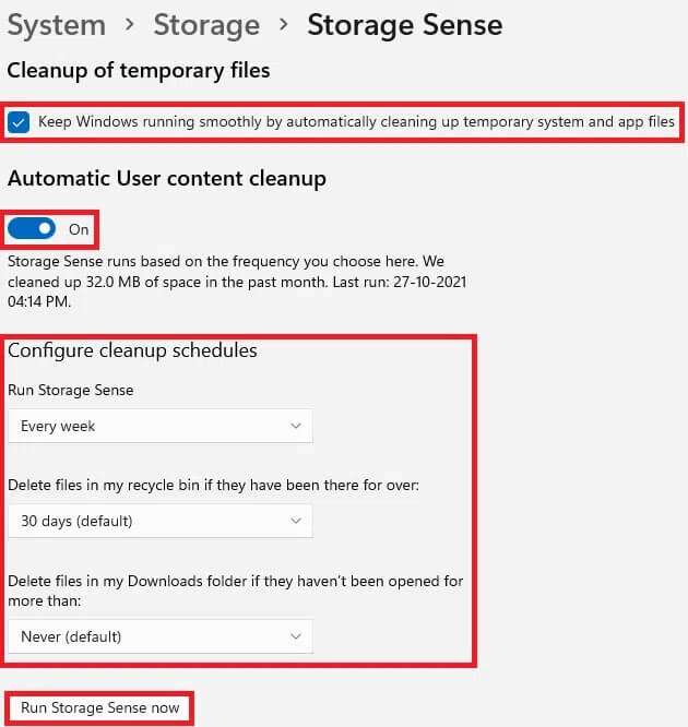 storage-sense-settings-630x666 طرق لتسريع Windows 11