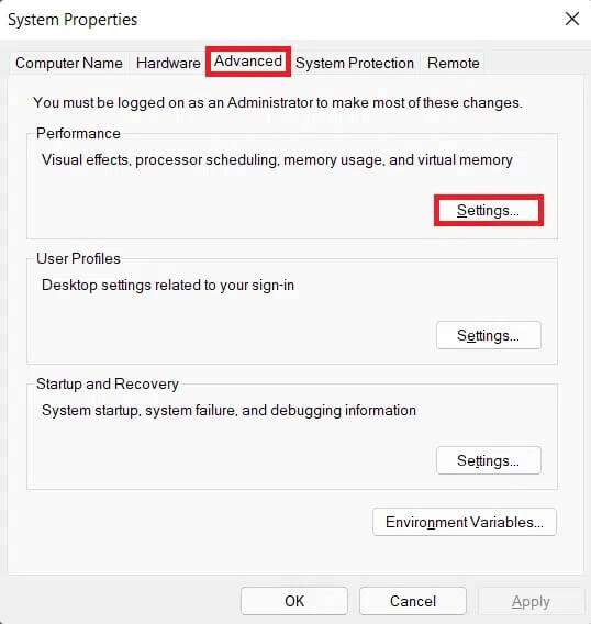 system-properties-window-538x568 طرق لتسريع Windows 11