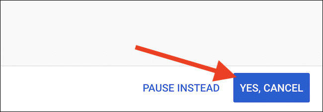 tap-the-yes-cancel-button كيفية إلغاء (أو إيقاف) اشتراكك في YouTube TV