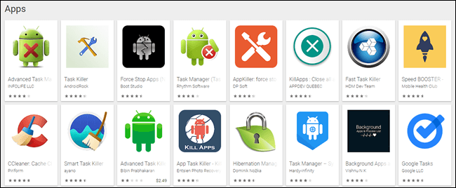 task-killers توقف عن إغلاق التطبيقات على هاتف Android