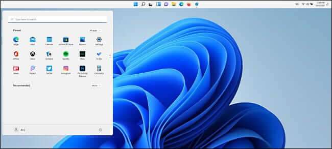 taskbar_top_menu_left-650x293 كيفية نقل شريط مهام Windows 11 إلى أعلى الشاشة