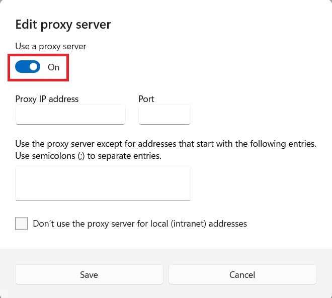 toggle-for-proxy-server-660x593 كيفية إصلاح عدم فتح متجر Microsoft على Windows 11