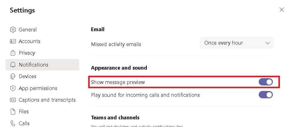 toggle-off-the-option-show-message-preview-in-noti-934x416 كيفية إيقاف إشعارات Microsoft Teams المنبثقة