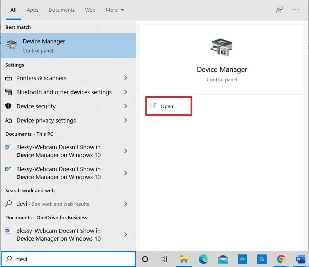 type-device-manager-in-the-search-bar-and-click-op-1-984x850 إصلاح خطأ عدم وجود تكوين IP صالح في Ethernet