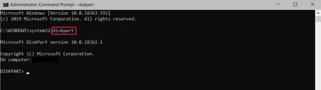 type-diskpart-command-in-cmd-or-command-prompt-1024x287-1-1024x287 إصلاح عدم ظهور القرص الصلب في Windows 10