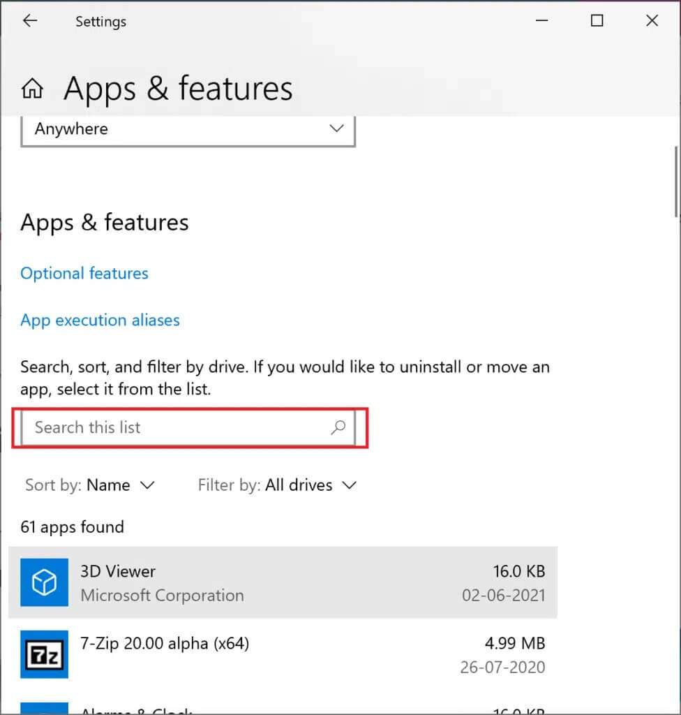 type-the-name-of-the-program-in-search-this-list-976x1024-1-976x1024 إصلاح عدم عمل أداة إنشاء وسائط Windows