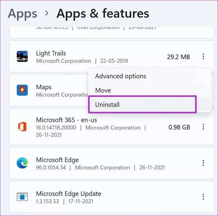 uninstall-apps-on-windows_935adec67b324b146ff212ec4c69054f-700x695 أفضل 7 طرق لإصلاح عدم عمل قائمة ابدأ في Windows 11