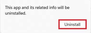 uninstall-confirmation-pop-up-380x140 إصلاح خطأ فادح في العمليات الحرجة على Windows 11