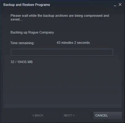 wait-until-the-backup-archives-are-being-compresse-404x396 كيفية النسخ الاحتياطي لألعاب Steam