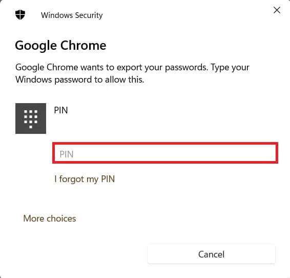 windows-security-prompt-566x542 كيفية تصدير كلمات المرور المحفوظة من Google Chrome