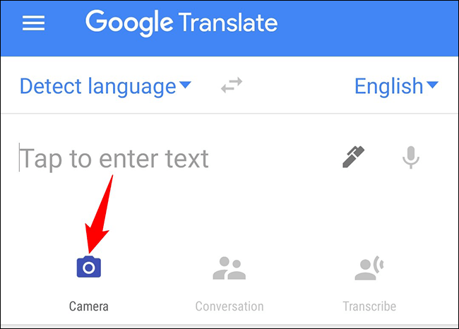 1-google-translate-camera كيفية مسح صورة ضوئيًا وترجمتها في ترجمة Google