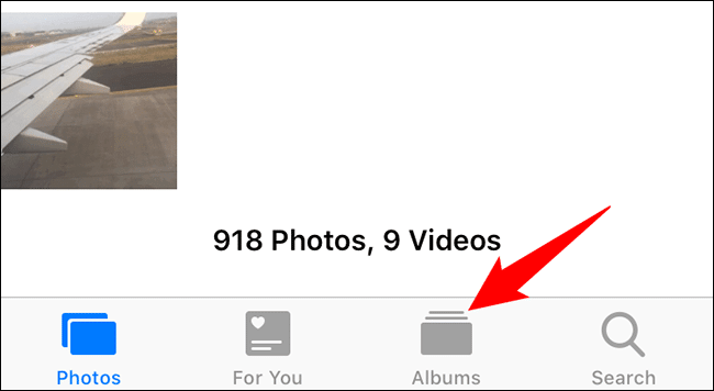 1-photos-albums كيفية البحث عن الصور المخفية على iPhone
