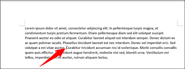 1-word-select-location كيفية إدراج فاصل صفحة في Microsoft Word