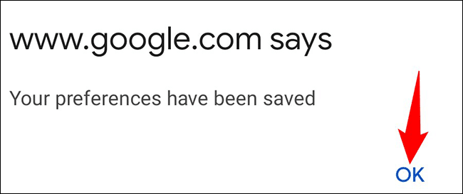 10-google-mobile-prompt كيفية إيقاف تشغيل الوضع الداكن على بحث Google