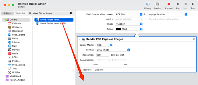 13-add-move-finder-items كيفية تحويل ملفات PDF إلى JPG على نظام Mac