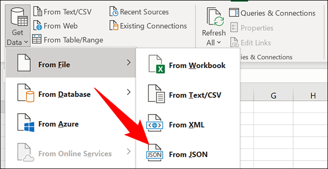 2-excel-import-json كيفية تحويل ملف JSON إلى Microsoft Excel