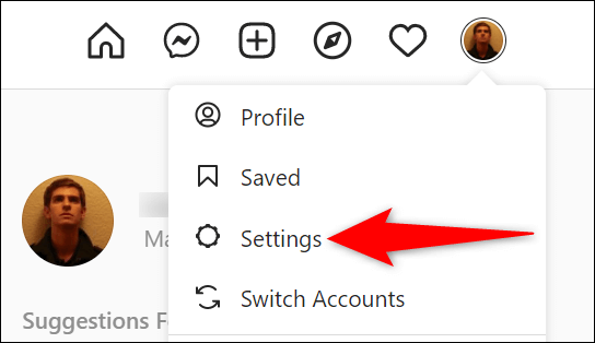 2-instagram-desktop-settings كيفية فك ارتباط Facebook و Instagram