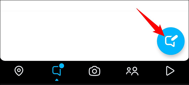 2-snapchat-new-chat كيف تصنع مجموعة Snapchat