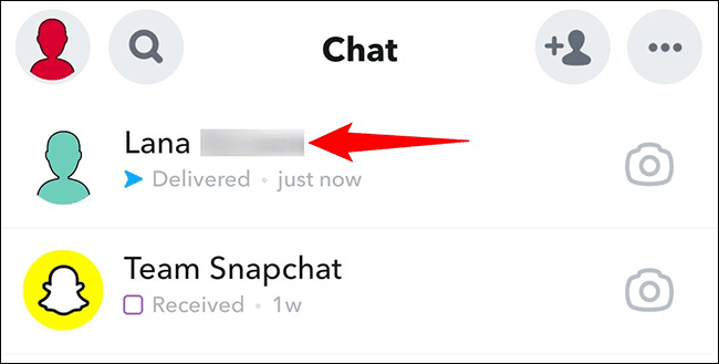 2-snapchat-select-chat كيفية حذف رسالة Snapchat