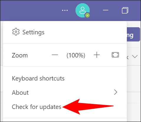 2-teams-desktop-check-updates كيفية تحديث Microsoft Teams