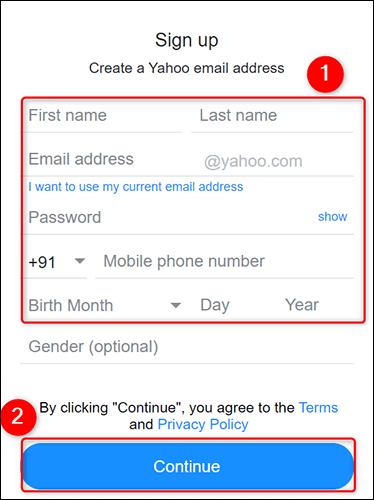 3-yahoo-sign-up-form كيفية إنشاء حساب Yahoo!