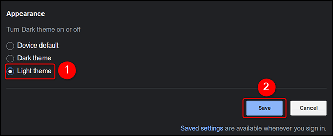 4-google-desktop-turn-off-dark-mode كيفية إيقاف تشغيل الوضع الداكن على بحث Google