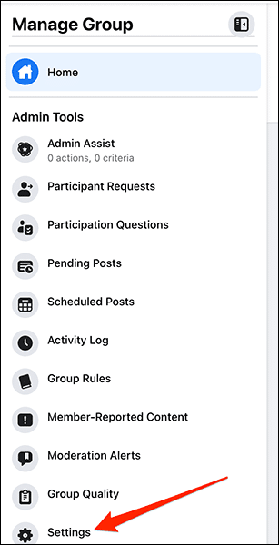 5-facebook-group-settings كيفية النشر بشكل مجهول في مجموعة Facebook
