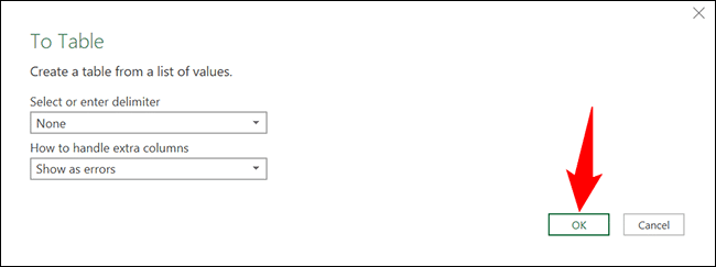 5-table-prompt كيفية تحويل ملف JSON إلى Microsoft Excel