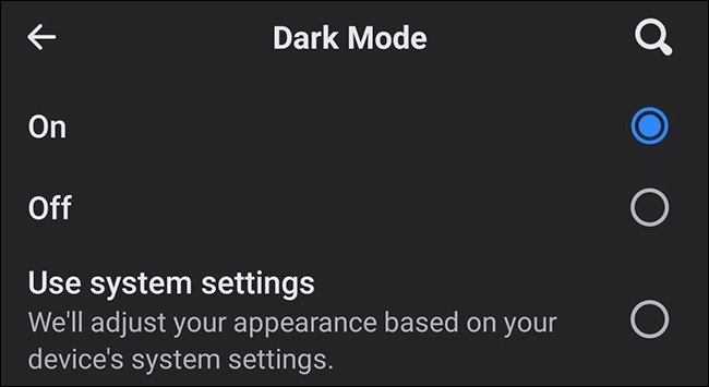 6-facebook-android-in-dark-mode كيفية جعل Facebook يستخدم الوضع المظلم على Android