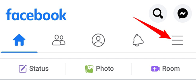 6-facebook-mobile-menu كيفية تغيير صورة ملف التعريف الخاص بك على Facebook