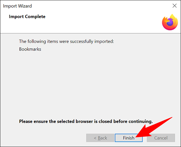 6-firefox-desktop-bookmarks-imported كيفية استيراد الإشارات المرجعية إلى Mozilla Firefox