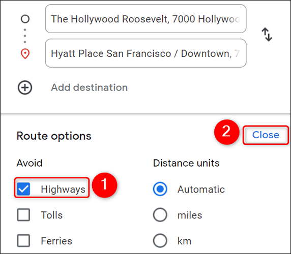 6-google-maps-desktop-avoid-highways كيفية تجنب الطرق السريعة على Google Maps