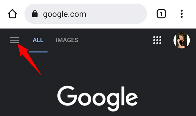 6-google-mobile-menu كيفية إيقاف تشغيل الوضع الداكن على بحث Google