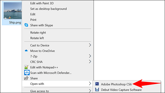6-open-png-photoshop كيفية تحويل PNG إلى JPG على Windows 10 أو 11