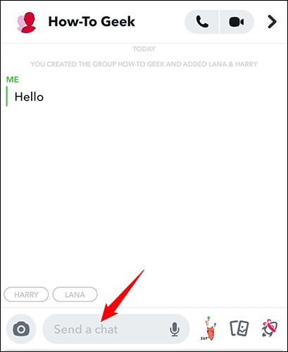 7-snapchat-group-messages كيف تصنع مجموعة Snapchat