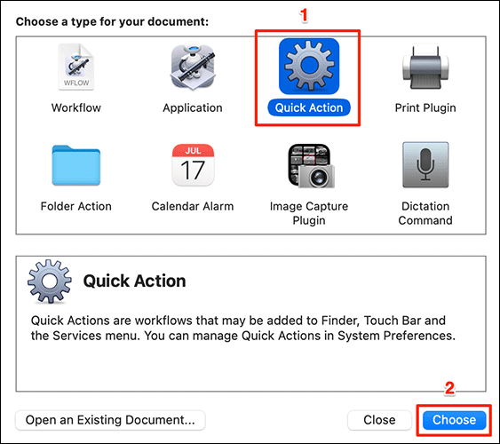 8-new-quick-action كيفية تحويل ملفات PDF إلى JPG على نظام Mac