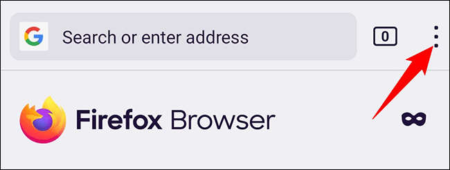 9-firefox-mobile-menu كيفية استيراد الإشارات المرجعية إلى Mozilla Firefox