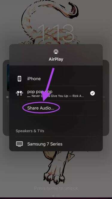 AirPlay-Share-Audio_935adec67b324b146ff212ec4c69054f-374x666 9 من أفضل ميزات AirPods Pro التي يجب عليك استخدامها