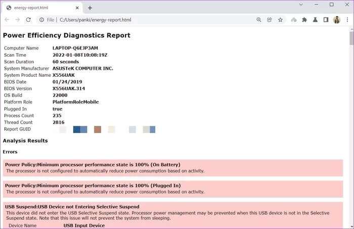Battery-Report-on-Windows-11_935adec67b324b146ff212ec4c69054f-700x453 أفضل 8 طرق لإصلاح مشكلة استنزاف البطارية على Windows 11
