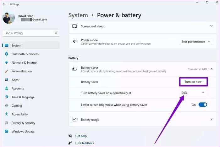 Battery-Saver-on-Windows-11_935adec67b324b146ff212ec4c69054f-700x467 أفضل 8 طرق لإصلاح مشكلة استنزاف البطارية على Windows 11