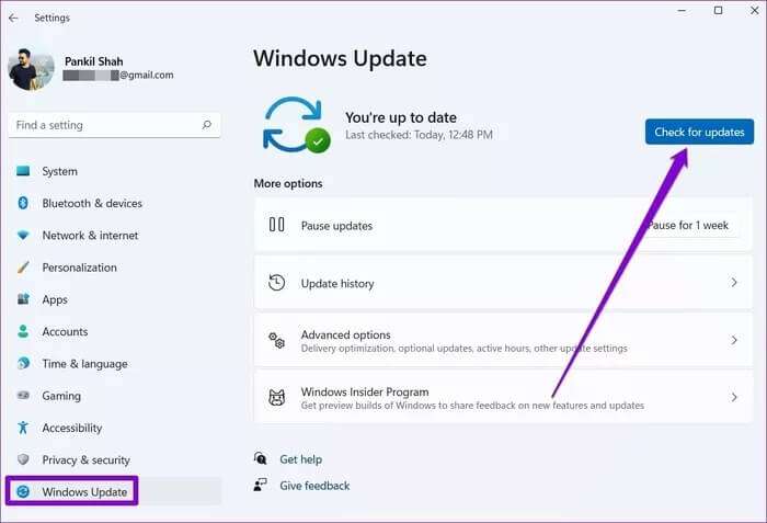 Check-for-Updates-on-Windows-11_2022-01-21-081025_935adec67b324b146ff212ec4c69054f-700x477 أفضل 7 طرق لإصلاح عدم اكتشاف Windows 11 لسماعات الرأس