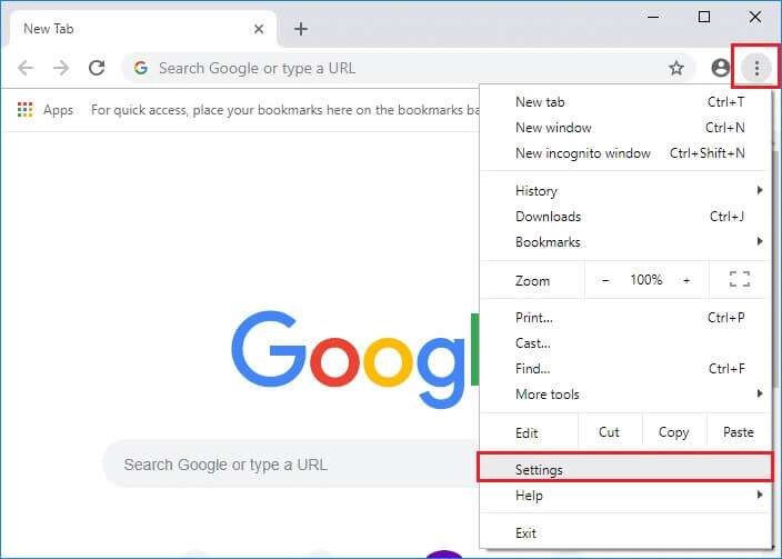 Click-on-three-dots-icon-then-click-Settings-in-Chrome-704x503 كيفية إصلاح خطأ Roblox 279
