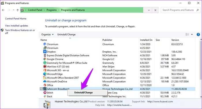 Control-panel-uninstall-program_935adec67b324b146ff212ec4c69054f-700x378 أفضل 5 طرق لإصلاح شاشة الموت الوردية على Windows 10 و Windows 11