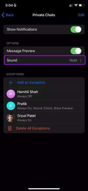 Custom-Notifications-Sounds-on-telegram-iPhone_7c4a12eb7455b3a1ce1ef1cadcf29289-340x736 كيفية تعيين أصوات إشعارات مخصصة لتطبيقات المراسلة على iPhone