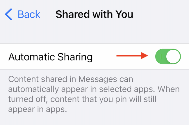 كيفية تعطيل "Shared With You" على iPhone و iPad - %categories