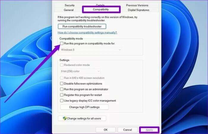 Disable-Compatibility-Mode-in-Outlook_935adec67b324b146ff212ec4c69054f-700x452 أهم 8 طرق لإصلاح عدم فتح Outlook على Windows 11