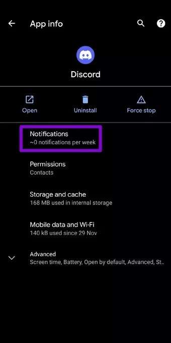 Discord-Notification-Settings-on-Android_7c4a12eb7455b3a1ce1ef1cadcf29289-340x680 أفضل 8 طرق لإصلاح عدم عمل إشعارات Discord على Android و iPhone