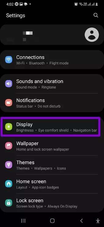 Display-Settings-on-Samsung_7c4a12eb7455b3a1ce1ef1cadcf29289-340x737 أفضل 4 طرق لإنشاء GIF على هواتف Samsung