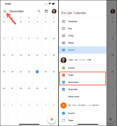 DisplayMobile-GoogleCalendarTasksReminders كيفية استخدام تقويم Google للمهام والتذكيرات